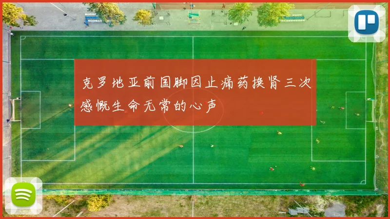 克罗地亚前国脚因止痛药换肾三次感慨生命无常的心声